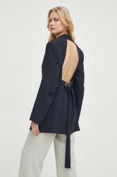 BOSS zakó sötétkék, sima, egysoros gombolású - sötétkék 38 - answear - 151 990 Ft