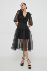 Custommade ruha Jaquelina fekete, midi, harang alakú, 999344483 - fekete 38