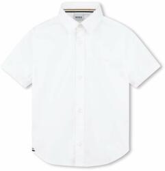 Boss gyerek ing pamutból fehér - fehér 150