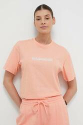 Napapijri pamut póló női, narancssárga - narancssárga XS - answear - 12 990 Ft