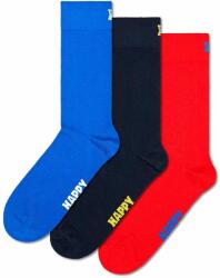 Happy Socks zokni Solid 3 pár - többszínű 36/40