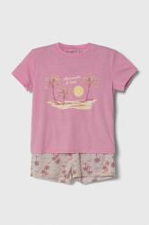 Abercrombie & Fitch gyerek pizsama bézs, mintás - bézs 110-120