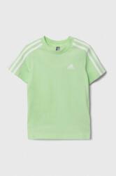 Adidas gyerek pamut póló zöld, nyomott mintás - zöld 116