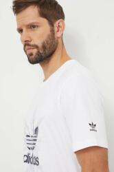 adidas Originals pamut póló fehér, férfi, nyomott mintás, IR9438 - fehér L