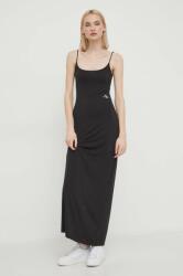 Calvin Klein ruha fekete, maxi, testhezálló - fekete L