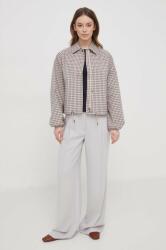 Barbour rövid kabát női, rózsaszín, átmeneti, oversize - rózsaszín 36