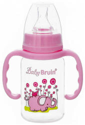 Baby Bruin cumisüveg fogantyús 120ml - Rózsaszín