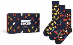 Happy Socks zokni Gift Box Food 3 pár sötétkék - sötétkék 41/46
