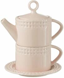 J-line teáskészlet Tea Pot And Tea Cup - rózsaszín Univerzális méret