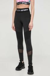 Plein Sport legging fekete, női, nyomott mintás - fekete S