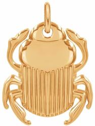 Lilou aranyozott medál Skarabeusz - arany Univerzális méret - answear - 14 990 Ft