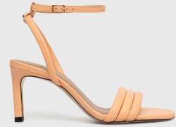 BOSS bőr szandál Janet - narancssárga Női 36