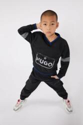 Hugo gyerek nadrág sötétkék, sima - sötétkék 150