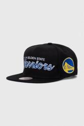 Mitchell&Ness sapka gyapjúkeverékből NBA GOLDEN STATE WARRIORS fekete, nyomott mintás - fekete Univerzális méret