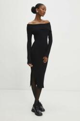 ANSWEAR ruha fekete, mini, testhezálló - fekete S/M - answear - 13 185 Ft