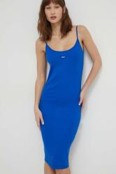 Hugo Blue ruha mini, testhezálló - kék S - answear - 36 990 Ft