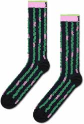 Happy Socks zokni Ruffled Stripe fekete - fekete 36/40