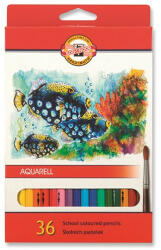 KOH-I-NOOR Színes ceruza KOH-I-NOOR 3719 Mondeluz Aquarell hatszögletű 36 db/készlet (7140086001) - papir-bolt