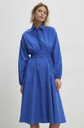 ANSWEAR ruha midi, harang alakú - kék S - answear - 13 785 Ft