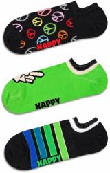 Happy Socks zokni Peace No Show Socks 3 pár - többszínű 36/40