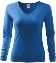 MALFINI Tricou cu mănecă lungă pentru femei Elegance - Albastru azur | L (1271415)