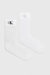 Calvin Klein Jeans zokni 2 db fehér, női - fehér Univerzális méret - answear - 5 490 Ft