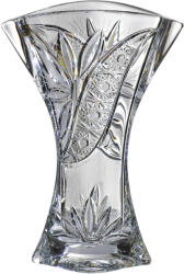 Black Crystal - Ajka Liliom * Kristály Váza 24, 5 cm (Orb17592)