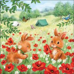 Ambiente Summer camp papírszalvéta 33x33cm, 20db-os - szep-otthon