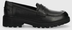GEOX gyerek bőrmokaszin - fekete 30