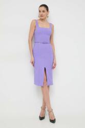 Elisabetta Franchi ruha lila, mini, testhezálló, AB53841E2 - lila 36