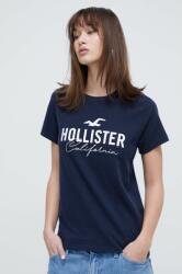 Hollister Co Hollister Co. pamut póló női, sötétkék - sötétkék XS - answear - 6 690 Ft
