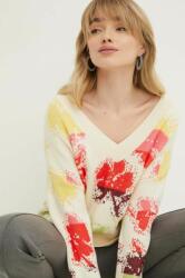 Desigual pulóver könnyű, női, bézs - bézs S - answear - 34 390 Ft