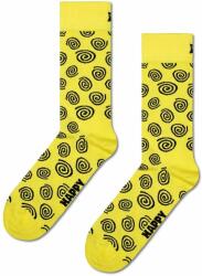 Happy Socks zokni Swirl Sock sárga - sárga 41/46