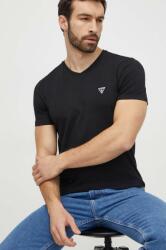Guess t-shirt 2 db CALEB fekete, férfi, nyomott mintás, U97G03 KCD31 - fekete XL