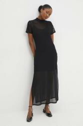 ANSWEAR ruha fekete, maxi, egyenes - fekete L - answear - 15 190 Ft