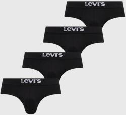 Levi's alsónadrág 4 db fekete, férfi - fekete M