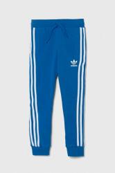 Adidas gyerek melegítőnadrág TREFOIL PANTS nyomott mintás - kék 170