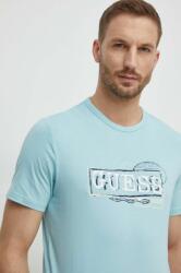 Guess t-shirt férfi, nyomott mintás, M4GI26 J1314 - kék L