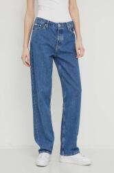 Calvin Klein Jeans farmer női, magas derekú - kék 26 - answear - 30 990 Ft