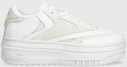 Reebok bőr sportcipő CLUB C fehér - fehér Női 38.5 - answear - 34 990 Ft
