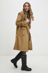 ANSWEAR kabát női, barna, átmeneti, kétsoros gombolású - barna M - answear - 20 385 Ft