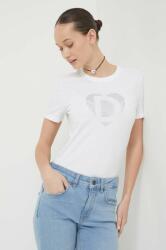 Desigual t-shirt női, fehér - fehér M