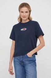Tommy Jeans pamut póló női, sötétkék - sötétkék XS - answear - 21 990 Ft