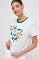 Guess t-shirt ZOEY női, fehér, V4GI02 K46D1 - fehér XS - answear - 11 990 Ft