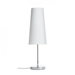 NYC/CONNY 15/30 asztali lámpa Polycotton fehér/króm 230V LED E27 7W (R14049)