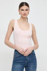 Guess pamut top LOGO rózsaszín, W4GP16 K1814 - rózsaszín XS