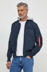 Alpha Industries rövid kabát MA-1 TT Hood férfi, sötétkék, átmeneti, 196108 - sötétkék L