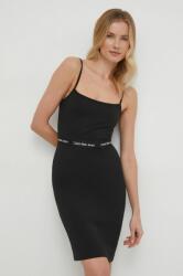 Calvin Klein ruha fekete, mini, testhezálló - fekete L - answear - 23 990 Ft