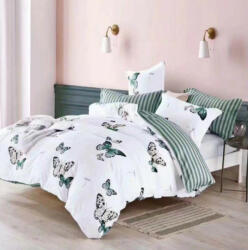 Hortensia Atractiv Lenjerie de pat 6 piese din Finet Gros-GR6N 547 Lenjerie de pat