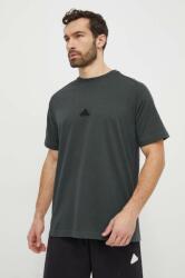 Adidas t-shirt Z. N. E zöld, férfi, nyomott mintás, IS8358 - zöld XL